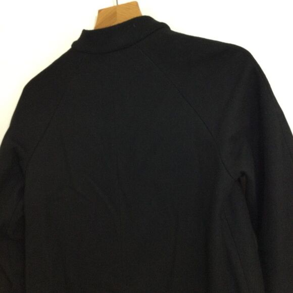 Cos Womens Wool Cashmere Overcoat Coat Jacket Side Slit Pockets Black Size 2 - Picture 6 of 14